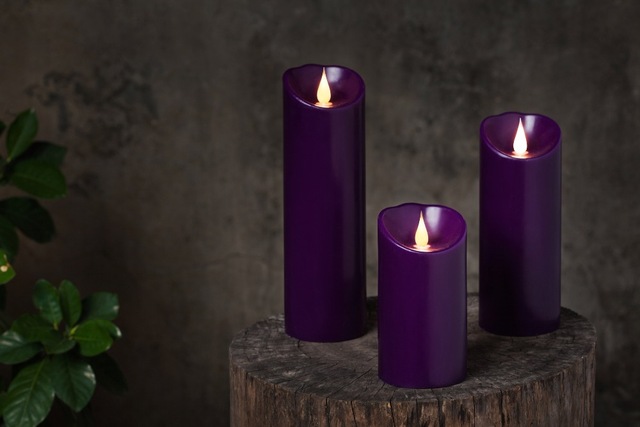 Rituales con velas purpura